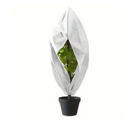 Housse De Protection Hivernale avec Fermeture Éclair Et Cordon Bouclier Contre Le Gel Respirant for Jardin Balcon Arbres Et Arbustes en Pot(White,120cm*180cm)