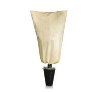 Housse De Protection Hivernale avec Fermeture Éclair Et Cordon Bouclier Contre Le Gel Respirant for Jardin Balcon Arbres Et Arbustes en Pot(Beige,120cm*180cm)