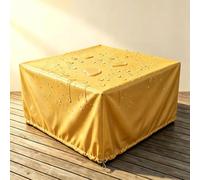 Housse de Protection Housse Imperméable pour Table Rectangulaire | Housse de Protection pour Coffre-fort à Armes (fusils et Pistolets)(Yellow,60x55x50cm/24x22x20in)