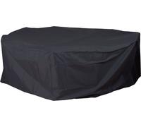Housse de protection HWC-J41, bâche de protection Housse de protection, salon de jardin Outdoor Garniture, anthracite ~ rond Ø 310cm