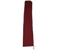Housse de protection HWC pour parasol jusqu'à 4 m, gaine de protection avec zip - bordeaux