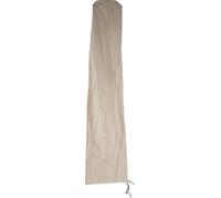 Housse de protection HWC pour parasol jusqu'à 4 m, housse de protection Cover avec fermeture éclair ~ crème