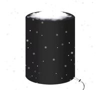 Housse de protection imperméable avec cordon de serrage pour brasero d'hiver robuste - pour feux de camp, cheminées, jardin, cour, patio, ferme, camping, hayon, fête, pique-nique, cuisine