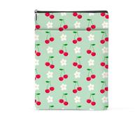 Housse de protection imperméable avec fermeture éclair et poche avant pour les amateurs de livres - Motif fleurs de cerisier - Pour femme et fille - Accessoires de lecture