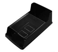 Housse de protection imperméable en plastique pour sonnette | Plastique de haute qualité, dimensions : 24,6 x 14,5 x 8,4 cm, finition noire, résiste à la pluie et aux dommages causés par