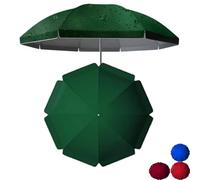 Housse de Protection imperméable et Anti-UV pour Parasol de Table Ronde d'extérieur à 8/10 Baleines, Verte, 300 cm (9,8 pi), pour Jardin.