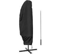 Linxor - Housse De Protection Imperméable Et Anti-Uv Pour Parasol Déporté - 205 X 48 - 57 - 25 Cm - Noir Noir