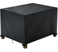 Housse de protection imperméable et indéchirable en tissu Oxford 600D avec boucle et bande réfléchissante, pour meubles de salle à manger, pique-niques, tables basses, chaises