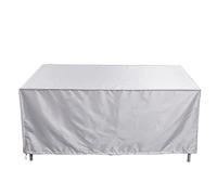 Housse de protection imperméable et résistante en polyester Oxford pour meubles de jardin pour table et canapé en rotin