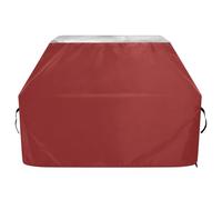 Housse de protection imperméable et résistante en terre cuite unie avec cordon de serrage réglable pour protéger de la poussière et du vent - Marron uni - 165 cm