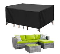 Housse de protection imperméable et résistante pour meubles d'extérieur, 160 x 65 x 50 cm, protection contre les intempéries pour table de jardin, chaise et canapé, bouclier essentiel pour meubles de