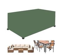 Housse De Protection Imperméable For Meubles De Jardin, Canapés D'extérieur, Tissu Oxford Coupe-vent Avec Protection UV, For Meubles De Jardin Et De Balcon(Green,250cm*190cm*85cm)