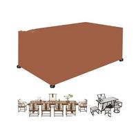 Housse De Protection Imperméable For Meubles De Jardin, Canapés D'extérieur, Tissu Oxford Coupe-vent Avec Protection UV, For Meubles De Jardin Et De Balcon(Brown,250cm*190cm*85cm)