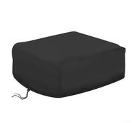 Housse de protection imperméable Oxford 210D pour climatiseur de camping-car avec cordon de serrage pour remorque de voyage, camping-car, 5ème roue, noir (110 x 80 x 38 cm) (110 x 80 x 38 cm)