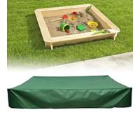 Housse de protection imperméable pour bac à sable pour jouets d'enfants, fabriquée en tissu Oxford avec ajustement sûr pour une utilisation en extérieur (bleu, 180 x 180 x 20 cm)