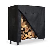 Housse de protection imperméable pour bois de chauffage de 1,2 m avec poignées rembourrées et aérations pour une utilisation facile et la préservation du bois de chauffage en extérieur