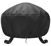 Housse de protection imperméable pour brasero pour jardin, terrasse et balcon - En tissu Oxford 600D - Pour tonneau à feu et panier à feu - Diamètre : 80 x 50 cm