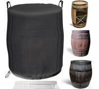 Housse de Protection imperméable pour citerne de Pluie Oxford 420D - Convient pour Les citernes de Pluie étroites, tonneau de vin, Coupe-Vent