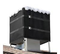 Housse de protection imperméable pour climatiseur de toit contre la pluie | Couvercle de refroidisseur par évaporation pour climatiseurs extérieurs avec 2 boucles métalliques coupe-vent, usine
