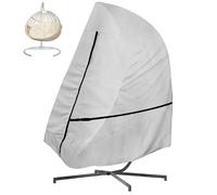 Housse de protection imperméable pour fauteuil suspendu - Tissu Oxford 600D - Résistante à l'hiver - Coupe-vent - Résistant aux UV - Pour panier suspendu, balançoire - 190 x 115 cm