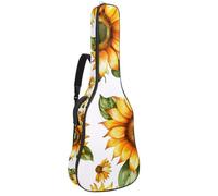 Housse de protection imperméable pour guitare acoustique classique et électrique, fruits d'été, orange avec fleurs, Multicolore 07, 42.9x16.9x4.7 in, Sac à dos décontracté