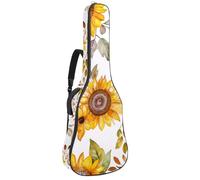 Housse de protection imperméable pour guitare acoustique classique et électrique, fruits d'été, orange avec fleurs, Multicolore 08, 42.9x16.9x4.7 in, Sac à dos décontracté