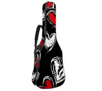 Housse de protection imperméable pour guitare acoustique classique et électrique, motif feuilles de palmier tropicales Monstera, Paradis, Multicolore 07, 42.9x16.9x4.7 in, Sac à dos décontracté