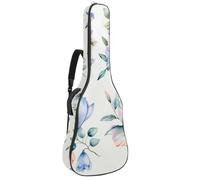Housse de protection imperméable pour guitare acoustique classique et électrique, motif fleurs, grenouille, champignon, Multicolore 10., 42.9x16.9x4.7 in, Sac à dos décontracté