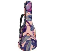 Housse de protection imperméable pour guitare acoustique classique et électrique, motif papillon et lune, Multicolore 10., 42.9x16.9x4.7 in, Sac à dos décontracté