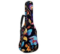 Housse de protection imperméable pour guitare acoustique classique et électrique, motif renard, animaux de la forêt, Multicolore 07, 42.9x16.9x4.7 in, Sac à dos décontracté