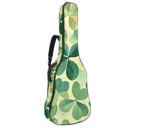 Housse de protection imperméable pour guitare électrique acoustique classique, aquarelle, rose, bleu, fleurs, feuilles, libellules et papillons, Multicolore 02, 42.9x16.9x4.7 in, Sac à dos décontracté
