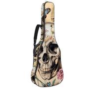Housse de protection imperméable pour guitare électrique classique acoustique, feuilles de palmier et plantes tropicales, Multicolore 08, 42.9x16.9x4.7 in, Sac à dos décontracté