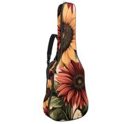 Housse de protection imperméable pour guitare électrique classique et acoustique, palmiers d'été, Multicolore 04, 42.9x16.9x4.7 in, Sac à dos décontracté