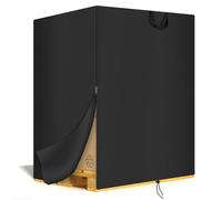 Housse de protection imperméable pour palette d'extérieur Oxford 420D - Housse de protection contre la poussière - Convient pour 122 x 106 x 122 cm (L x l x H)