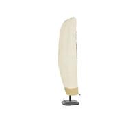 Outsunny Housse parasol déporté – PVC étanche Oxford – Fermeture éclair – Ø56×220 cm Beige/Café