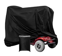 Housse de protection imperméable pour scooter de mobilité,Noire,190D Oxford,4 roues,Pour protéger de la pluie, du soleil,Convient à la plupart des scooters de mobilité réduite (190x71x117 cm)