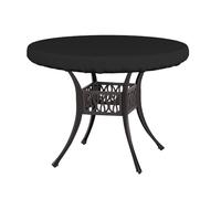 Housse de protection imperméable pour table ronde, meubles de jardin avec cordon de serrage réglable pour table basse, lavable (taille M)