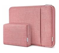 Housse de Protection INATECK pour MacBook Air Pro M4/M3/M2/M1 - Rouge - 13 pouces - 360° Protection