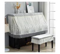 Housse de protection intégrale for piano, minimaliste, en maille et dentelle, petite housse fraîche tissu for pour clavier électronique(Color-07,158x40cm Cover)