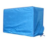 Housse de protection intégrale pour climatiseur extérieur, tissu Oxford imperméable et résistant au soleil pour toutes les saisons avec boucle de fixation (bleu, 74 x 26 x 54 cm)