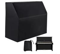 Housse de protection intégrale pour piano droit en tissu Oxford résistant à l'eau et à la poussière (210D)