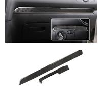 Housse de protection intérieure en fibre de carbone, autocollant intérieur décoration esthétique pour VW Golf 6 2008-2013, accessoires de tuning de voiture (tableau de bord)