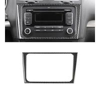 Housse de protection intérieure en fibre de carbone, autocollant intérieur décoration esthétique pour VW Golf 6 2008-2013, accessoires de tuning de voiture (console centrale)