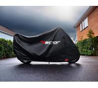 Housse de protection intérieure/extérieure VECTOR H20 pour moto/scooter - noir