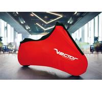 Housse de protection intérieure VECTOR Stretch pour moto/scooter - rouge - S