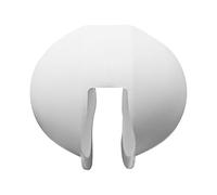 Housse de Protection Invisible pour Objectif de plongée pour insta360 X5, Protecteur d'objectif en Silicone, Housse de plongée Capuchon d'objectif (Blanc)