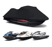 Housse de Protection Jet Ski pour Extérieure,Couvercle Jet Ski Trailerable Bâche de Bateau à Moteur de Tissu Oxford 600D Imperméable Résistante Aux UV Housses de Jet Ski(Fits from 121"-135")