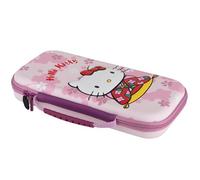 Housse de protection et transport - KONIX - Hello Kitty Nintendo Switch 2 - Rangement accessoires - Motif 3D - Rose