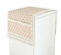Housse de protection lavable en coton et lin pour réfrigérateur | Capot supérieur de machine à laver pour la maison, la cuisine, l'extérieur, le four, le bureau, le garage et la buanderie