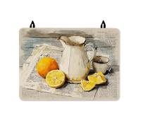 Housse de protection lavable pour cuisinière électrique, pichet orange rustique vintage pour cuisinière électrique, jaune d'été, décoration pour cuisinière en verre, décoration de comptoir de cuisine